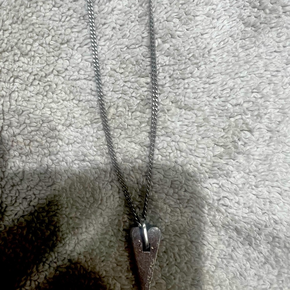 Pianegonda jagged heart necklace